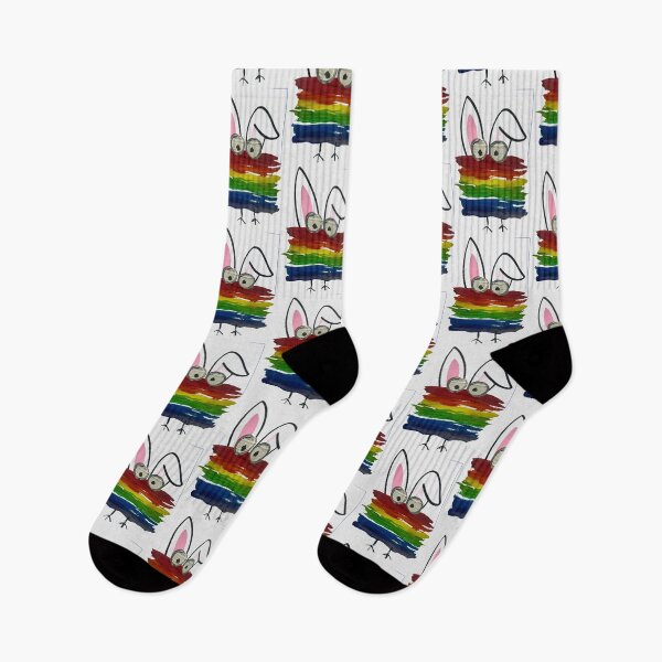 Item preview, Easter bunny rainbow  designed and sold by Lauracolleen3.