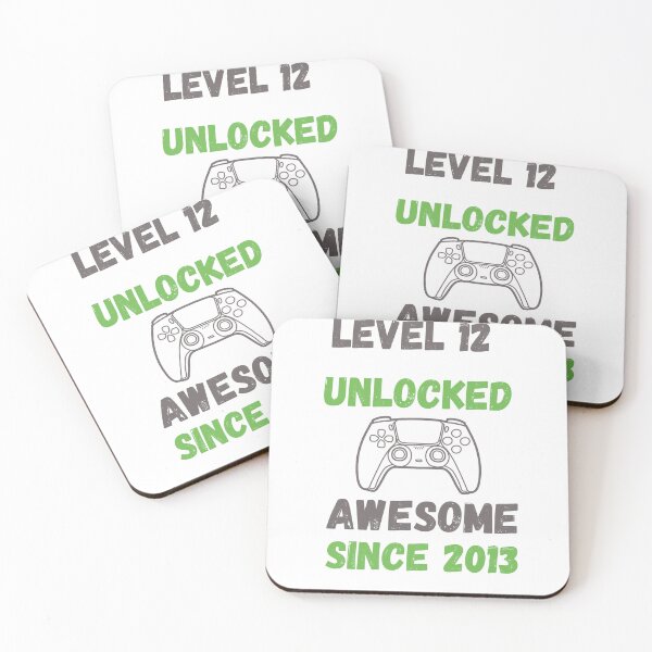 Item preview, Level 12 Unlocked Awesome Since 2013 T-Shirt – Gamer 12th Birthday Shirt, Funny Video Game Birthday Tee designed and sold by GAIDREDA.