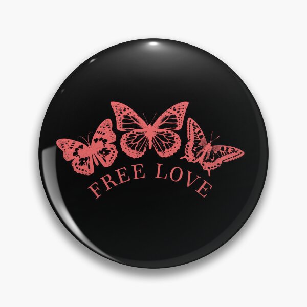 Item preview, "Butterflies & Free Love – Let Your Soul Fly" designed and sold by The secret storage room.