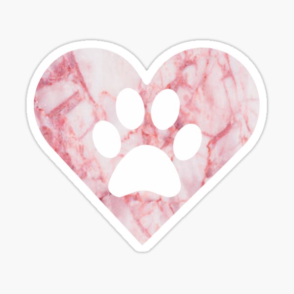 Paw print Sticker