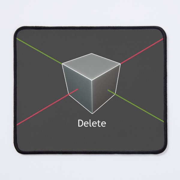 Item preview, Blender Default Cube: Delete designed and sold by muskitt.