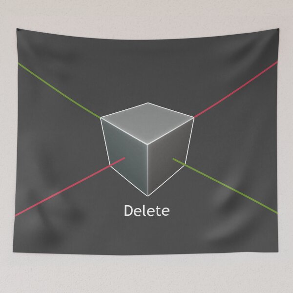 Item preview, Blender Default Cube: Delete designed and sold by muskitt.