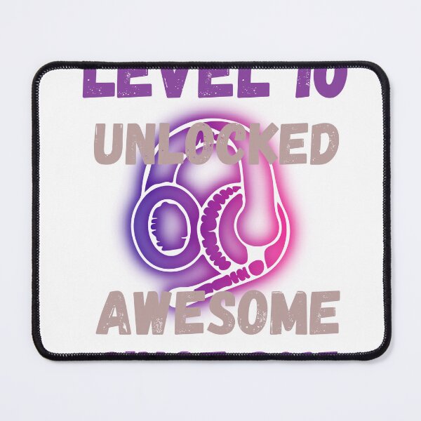Item preview, Level 10 Unlocked Awesome Since 2015 T-Shirt – Cool 10th Birthday Gamer Tee for Boys & Girls designed and sold by GAIDREDA.