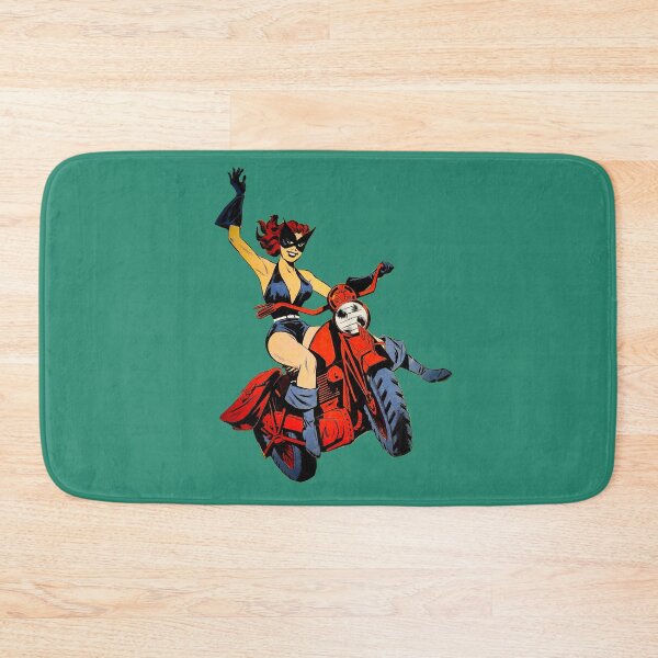 Item preview, Super Biker Girl – Bold Retro Heroine on Two Wheels designed and sold by McClure.