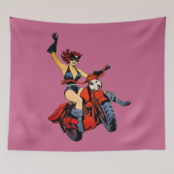 Item preview, Super Biker Girl – Bold Retro Heroine on Two Wheels designed and sold by McClure.