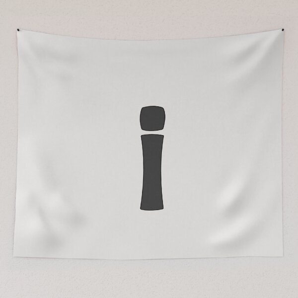 Item preview, letter i black designed and sold by ZiphGames.