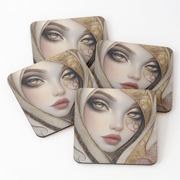 Item preview, Gilded Enigma: A Portrait in Lumina designed and sold by bloorose.