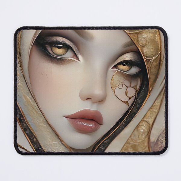 Item preview, Gilded Enigma: A Portrait in Lumina designed and sold by bloorose.