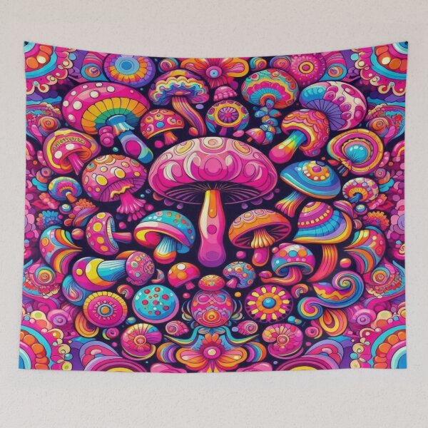 Item preview, Psychedelic Mushroom designed and sold by connie campbell.