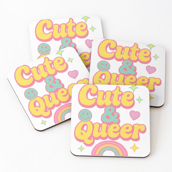 Item preview, Cute and Queer – Neon Rainbow Pride Design for LGBTQ+ Joy designed and sold by Haus Of Sin.