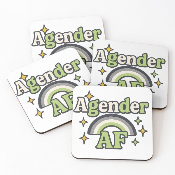 Item preview, Agender AF – Gender-Free Bold Pride Design designed and sold by Haus Of Sin.