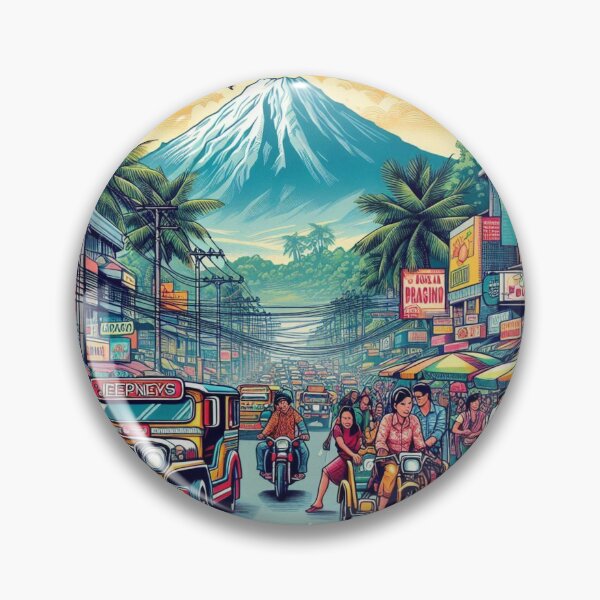 Item preview, Vintage Davao City Vibes: AI Artwork Design for Clothing & Accessories Lovers of Urban Travel designed and sold by knalpot-design.