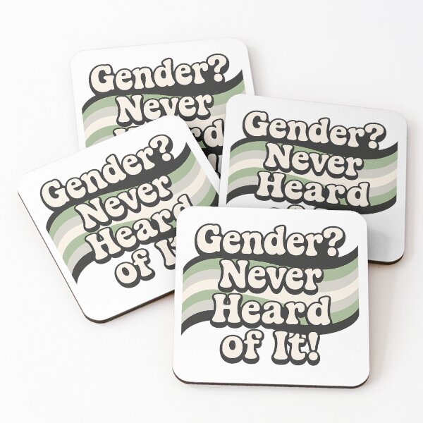 Item preview, Gender? Never Heard of It! – Agender Pride designed and sold by Haus Of Sin.