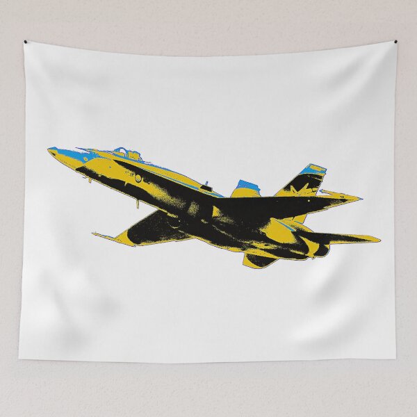 Item preview, Yellow Jet – Bold Retro Fighter Plane Illustration designed and sold by McClure.