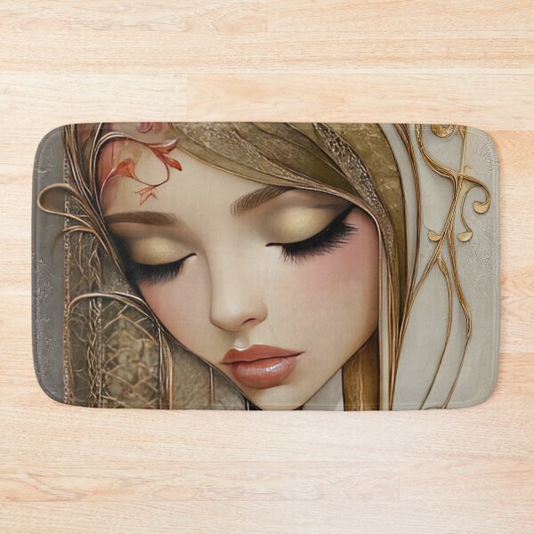 Item preview, Glimmering Gaze: A Portrait in Gold and Dreams designed and sold by bloorose.