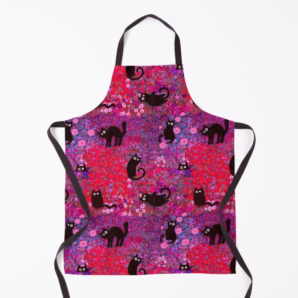Item preview, Klimt’s quirky cats on red designed and sold by QuirkyCatz.