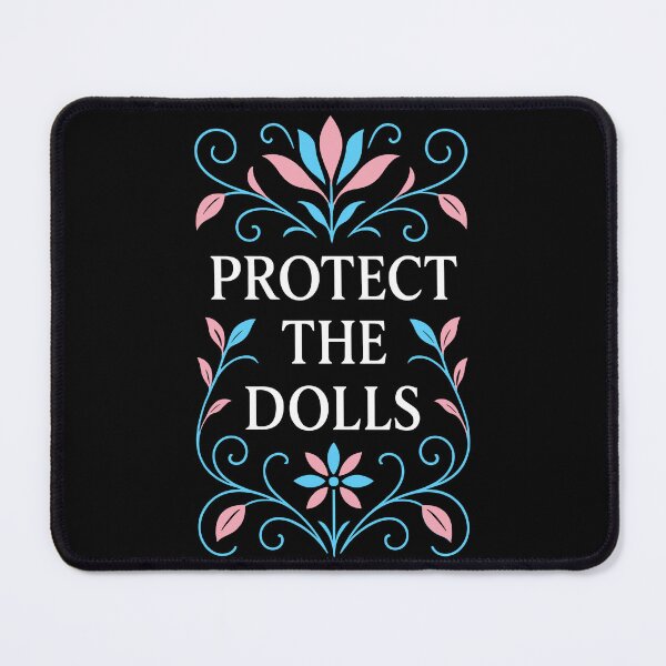 Item preview, Protect the Dolls – Art Nouveau Trans Ally Pride, Queer Feminist Aesthetic designed and sold by SubtleSplit.