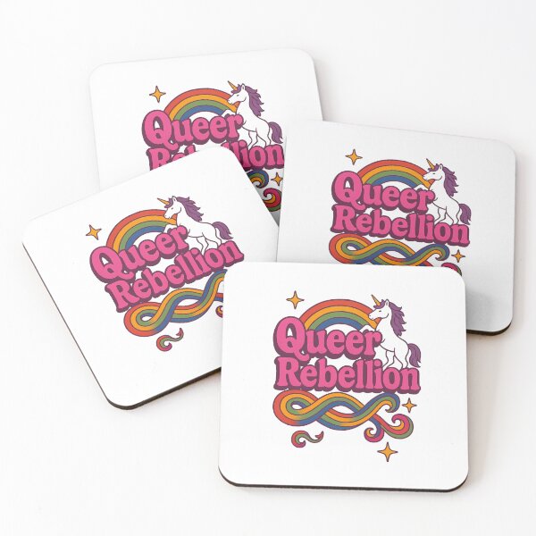 Item preview, Queer Rebellion Unicorn Rainbow Pride Design designed and sold by Haus Of Sin.