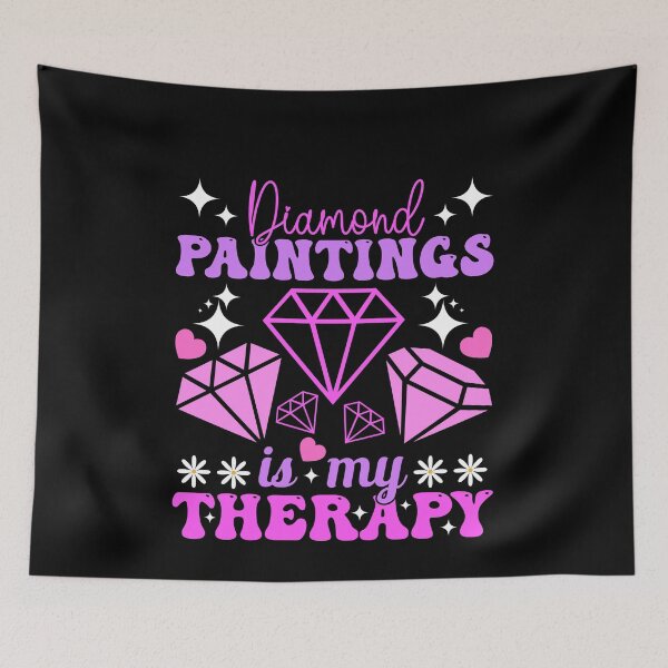 Item preview, Diamond Painting is my Therapy  designed and sold by SakuraPxl.