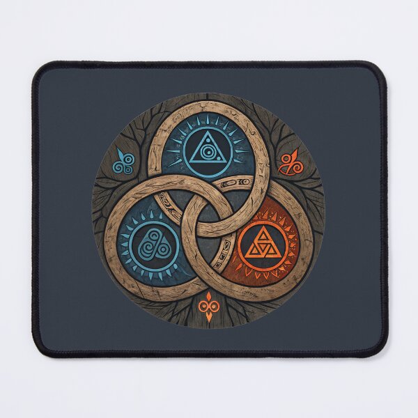 Item preview, Elemental Triforce Mandala designed and sold by Sandro Art.
