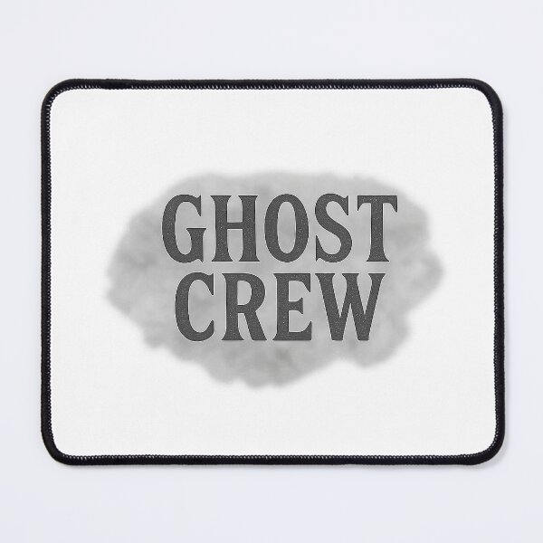 Item preview, Ghost Crew text surrounded by mist designed and sold by Horror Camp.