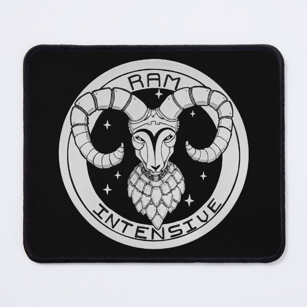 Item preview, Robotic ram illustration designed and sold by Catherine Elliott Art.