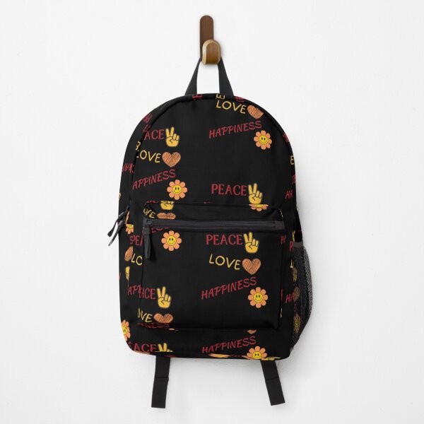 Item preview, Peace, Love & Happiness – Retro Sunflower Vibes designed and sold by Pamthedesigner.