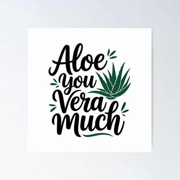 Item preview, Aloe You Vera Much designed and sold by Jollys-ArtShop.