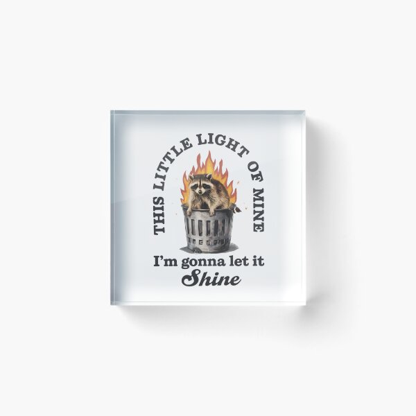 Item preview, This Little Light-Of Mine Lil Emotional Dumpster Fire, ABA Therapist, Speech Therapy, BCBA, Mental Health, RBT, AAC designed and sold by Orvista.