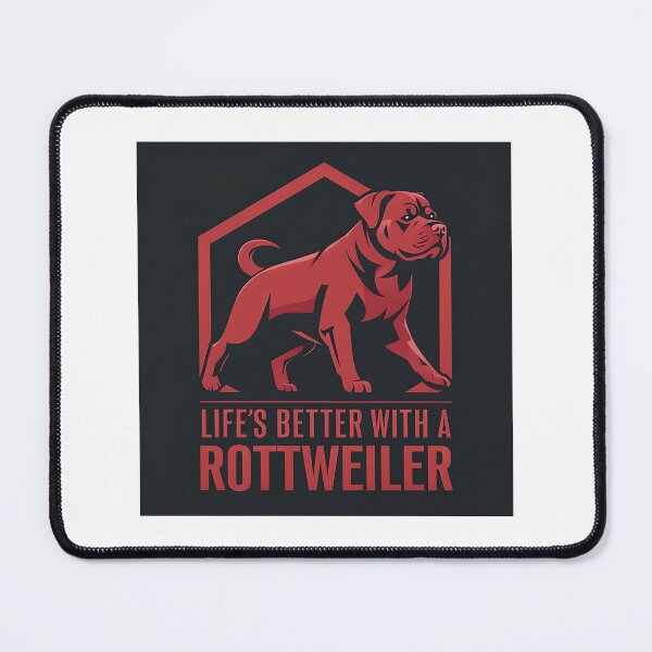 Item preview, Life's better with a Rottie designed and sold by MountAshDesigns.