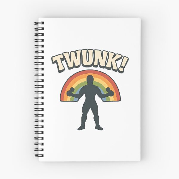 Item preview, TWUNK! Retro Rainbow Body Positive Design designed and sold by Haus Of Sin.