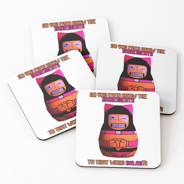 Item preview, Theodora (from ENA Dream BBQ) asking about your word salad designed and sold by Zalos-Circus.