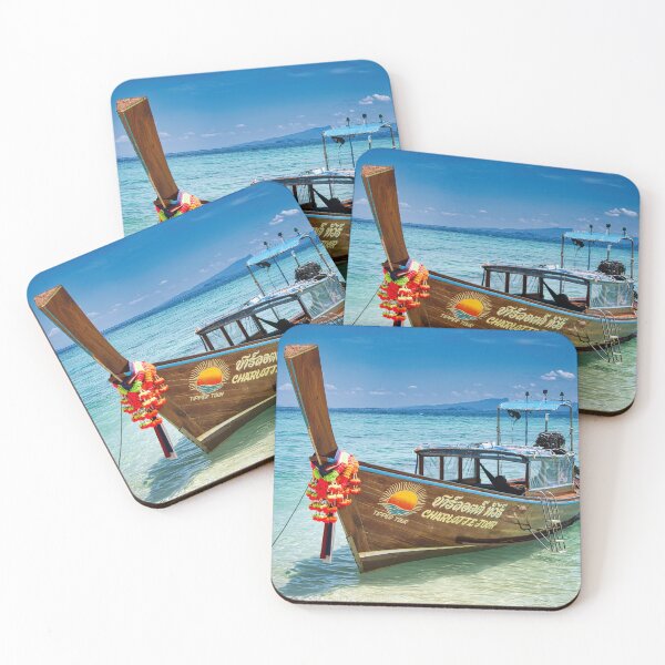 Item preview, Long-tail boat Bamboo Island designed and sold by pcole123.
