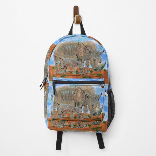 Item preview, White Rhino (Near Threatened) designed and sold by ArtbyBrittney.