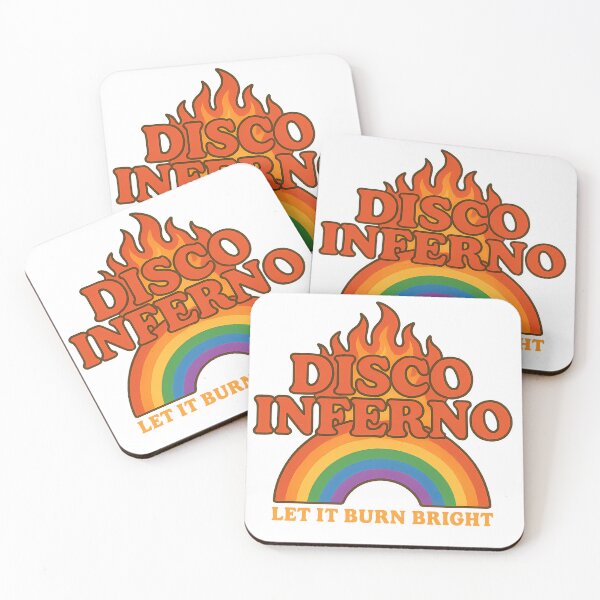 Item preview, Disco Inferno – Let It Burn Bright Pride Design designed and sold by Haus Of Sin.