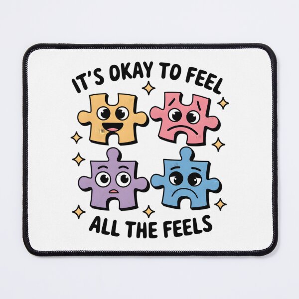 Item preview, It's Okay To Feel All The Feels, ABA Therapist, Speech Therapy, BCBA, Mental Health, RBT, AAC designed and sold by Orvista.