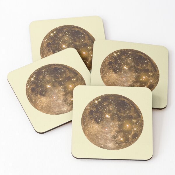 Item preview, Shiny full moon - gold designed and sold by mgro-art.