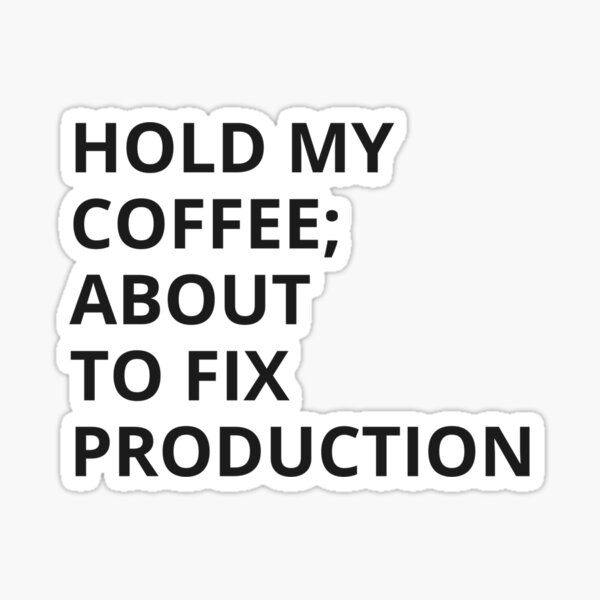 Item preview, Hold My Coffee DevOps Shirt designed and sold by ClaimsNerds.