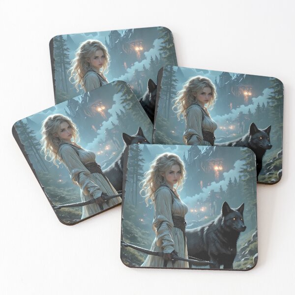 Item preview, Of wolves and dragons designed and sold by Digital Dream Art.