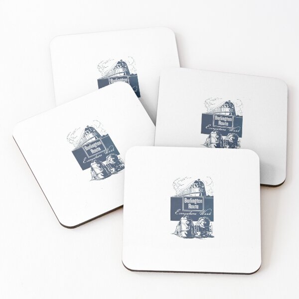 Item preview, Vintage Chicago Burlington, Quincy Railroad - Everywhere West designed and sold by QuayTradingCo.