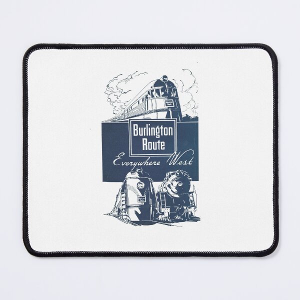 Item preview, Vintage Chicago Burlington, Quincy Railroad - Everywhere West designed and sold by QuayTradingCo.