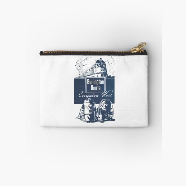 Item preview, Vintage Chicago Burlington, Quincy Railroad - Everywhere West designed and sold by QuayTradingCo.