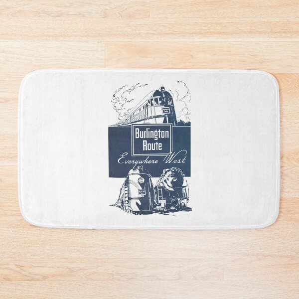 Item preview, Vintage Chicago Burlington, Quincy Railroad - Everywhere West designed and sold by QuayTradingCo.