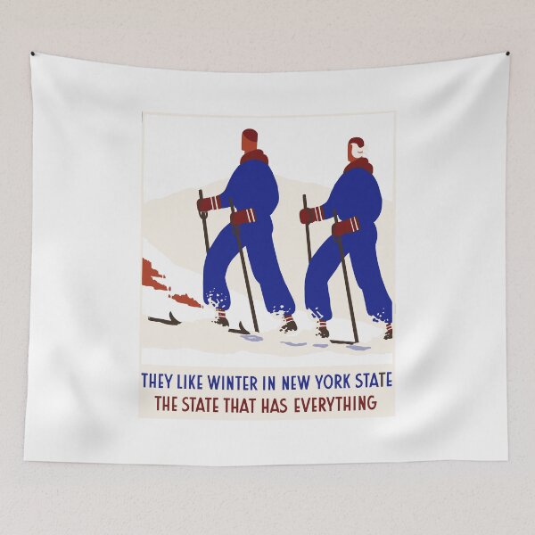 Item preview, New york winter vintage poster designed and sold by welniak.