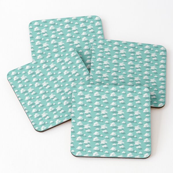 Item preview, panted clouds parade with shadow designed and sold by YourPrettyHome.