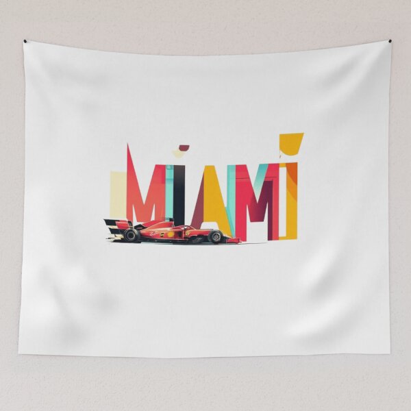 Item preview, Formula 1 Ferrari Miami designed and sold by Pit Stop Prints.