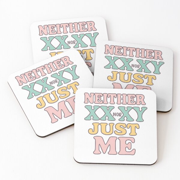 Item preview, Neither XX Nor XY Just Me – Genderqueer Intersex Design designed and sold by Haus Of Sin.