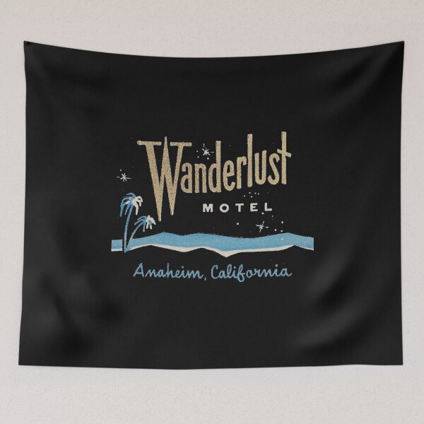 Item preview, Vintage Wanderlust Motel - Anaheim, California designed and sold by QuayTradingCo.