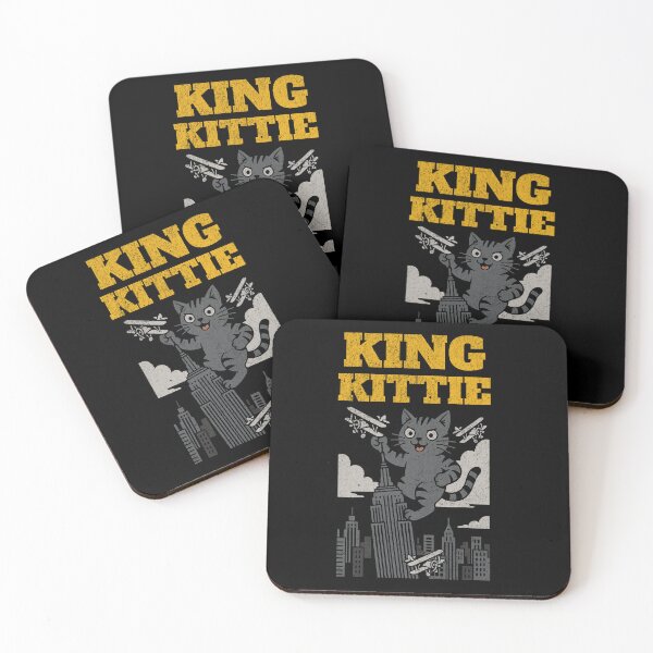 Item preview, King Kittie – Giant Cat City Takeover designed and sold by donwillisjrart.