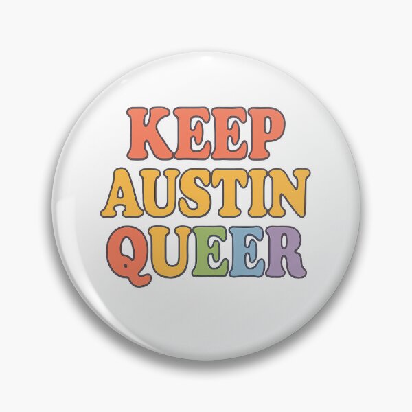 Item preview, Keep Austin Queer – Retro Rainbow LGBTQ+ Pride Design designed and sold by Haus Of Sin.